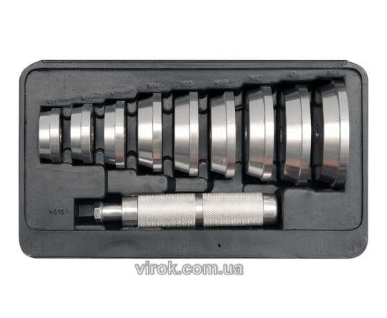 Фото 2 - Набір для встановлення сальників ущільнювачів YATO Ø40-81 мм 10 шт