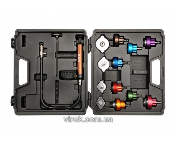 Фото 2 - Набір для діагностики радіатора YATO 14 шт