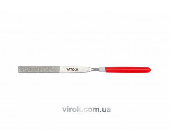 Фото 2 - Надфиль алмазний плоский YATO 160/50 х 4 мм