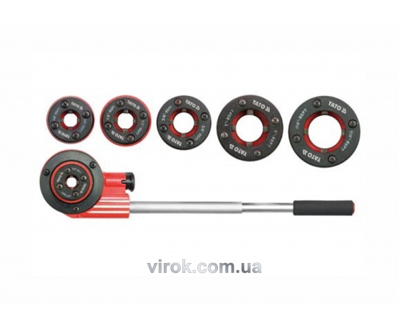 Фото 2 - Набір різьбонарізний для труб YATO 1/4