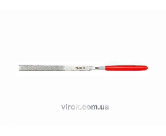 Фото 2 - Надфиль алмазний плоский YATO 140/50 х 3 мм