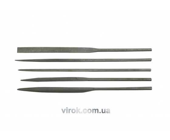 Фото 2 - Набір надфілів VOREL 4 x 160 мм 5 шт