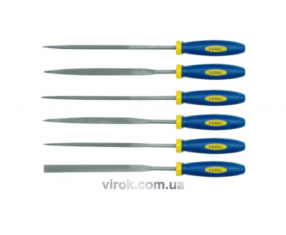 Фото 2 - Набір надфілів VOREL 180 мм 6 шт