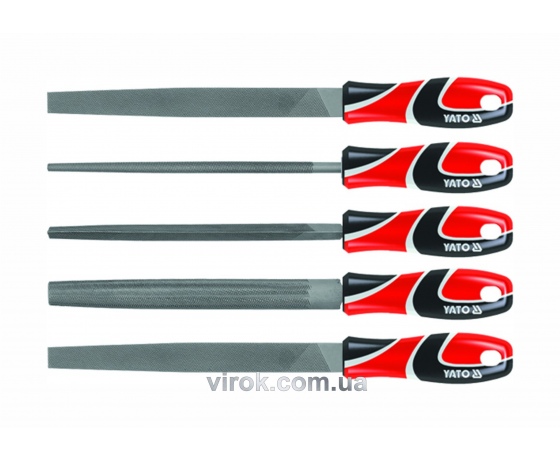 Фото 2 - Набір напильників по металу YATO 5 шт