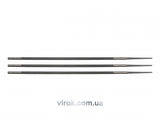 Фото 2 - Набір напильників для заточки ланцюгів пили VOREL 4 х 200 мм 3 шт