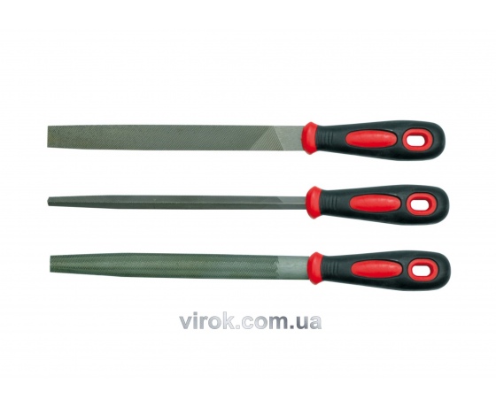 Фото 2 - Набір напильників VOREL 200 мм 3 шт