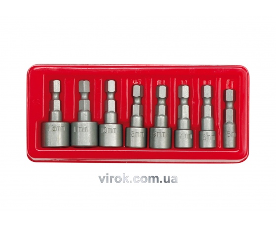 Фото 2 - Набір насадок торцевих VOREL 1/4