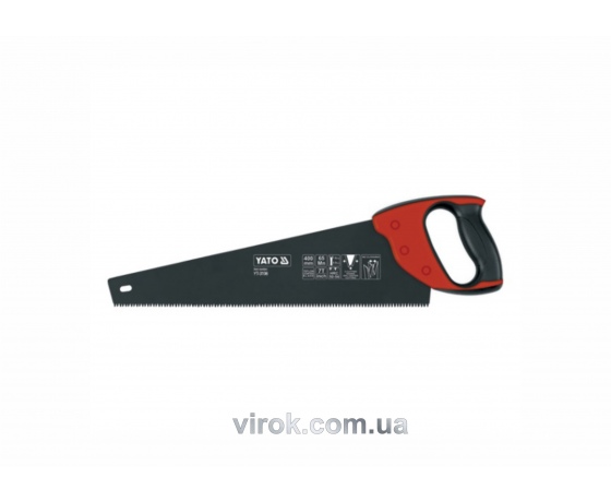 Фото 2 - Ножiвка по дереву YATO з тефлоновим покриттям 400 мм 7TPI