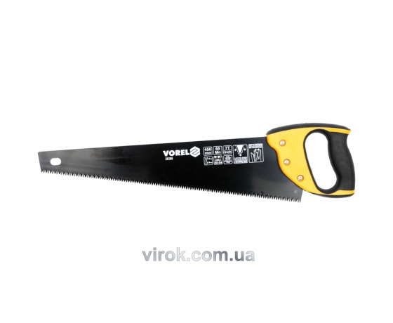 Фото 2 - Ножівка по дереву VOREL 450 мм 7TPI