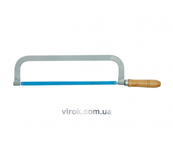 Фото 2 - Ножівка по металу VOREL з дерев'яною ручкою 300 мм