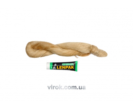 Фото 2 - Пакля лляна і паста-герметик VOREL