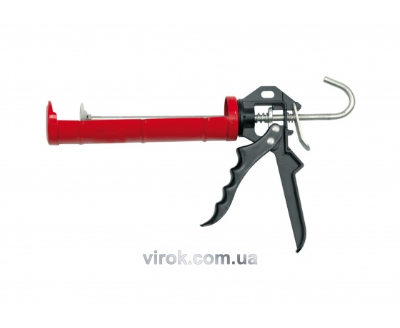 Фото 2 - Пістолет для герметика закритий VOREL ПРОФІ 230 мм