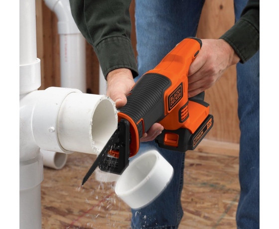 Фото 4 - Пила шабельна акумуляторна Black+Decker Li-Ion 18 В 1.5 Агод