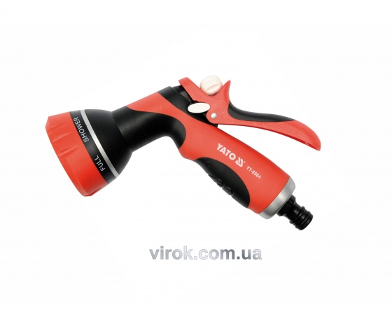 Фото 2 - Пістолет-розпилювач 6-режимний YATO 1/2