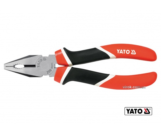 Фото 2 - Плоскогубці комбіновані YATO 200 мм