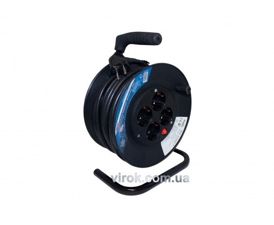 Фото 2 - Подовжувач електричний на котушці BEMKO 25 м 1.5 мм² 4 гнізда