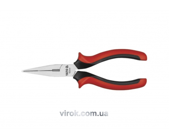 Фото 2 - Плоскогубці подовжені YATO прямі 160 мм