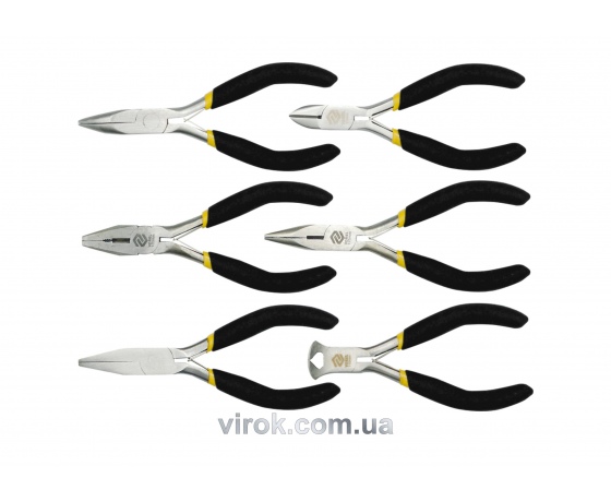 Фото 2 - Набір VOREL: плоскогубці, щипці, кусачки l=125 мм 6 предметів