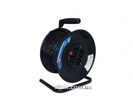 Фото 2 - Подовжувач електричний на котушці BEMKO 20 м 1 мм² 4 гнізда