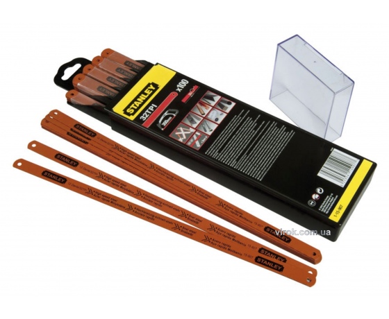 Фото 2 - Полотно по металу молібденове STANLEY 300 мм 32 зуба/1