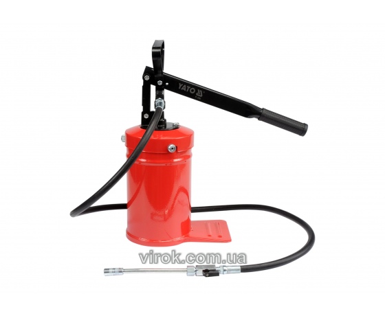 Фото 2 - Помпа мастильна YATO 4 кг зі шлангом 1.5 м 13.8 Мпа