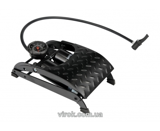 Фото 2 - Насос ножний з манометром YATO 0.7 Мпа