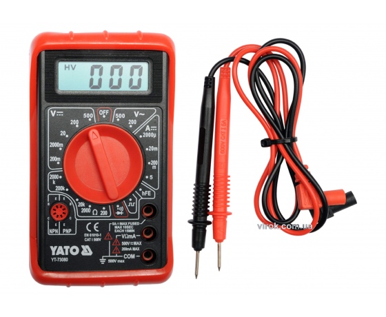 Фото 2 - Мультиметр цифровий YATO