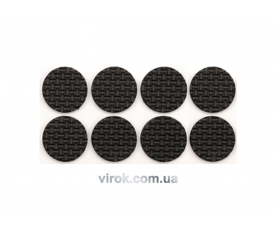 Фото 2 - Протектор самоклеючий VOREL 38мм, набір 8шт чорні [24/432]