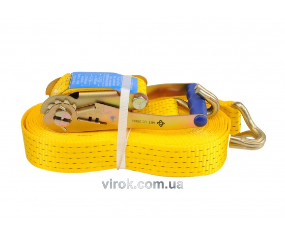 Фото 2 - Ремінь для кріплення багажу з тріщаткою VOREL 2500/5000 daN 12 м х 50 мм
