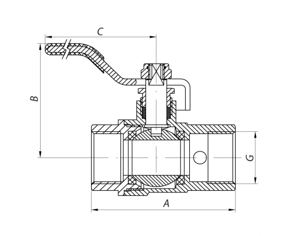 Фото 3 - Кран шаровый с дренажем и воздухоотводчиком 1/2