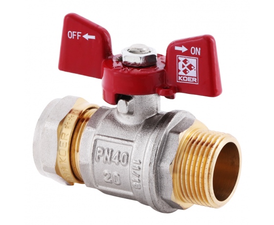 Фото 2 - Кран шаровый KOER WING 20x3/4M (KR.351) (LL1659)
