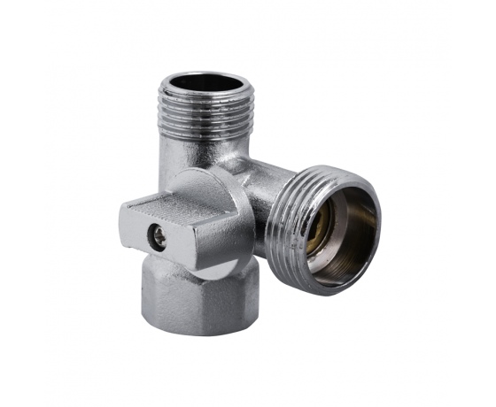 Фото 2 - Кран для подключения сантехприборов 1/2Mx3/4Mx1/2F (NF.1110) NOLF (NF2971)