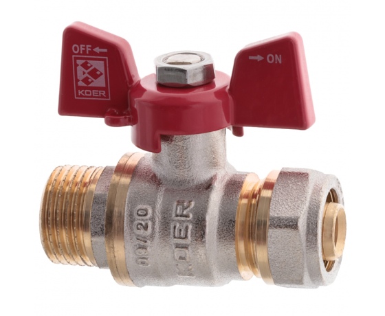 Фото 4 - Кран шаровый KOER WING 16x1/2M (KR.351) (LL1656)