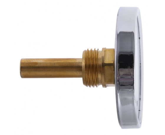 Фото 3 - Термометр аксиальный с погружной гильзой KOER KT.671A D=63мм 1/2'' (KR2899)