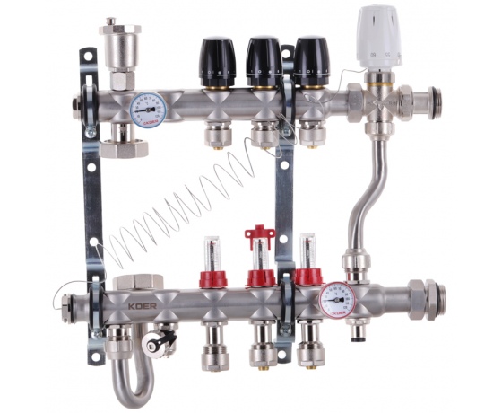 Фото 2 - Коллектор со встроенным смесит. узлом KOER KR.S1013-3 1