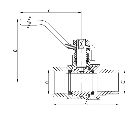 Фото 4 - Кран шаровый KOER 1 1/2