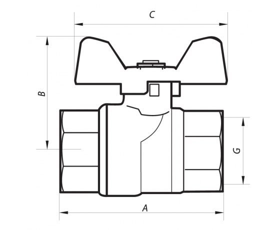 Фото 3 - Кран шаровый 3/4