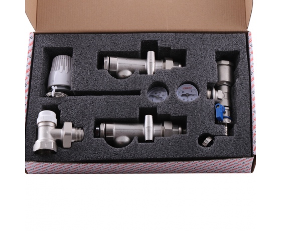 Фото 3 - Смесительный узел для коллект. с левым. подкл. KOER KR.1022L2 - 1” (без насоса) (угловой) (KR2913)