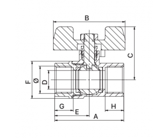 Фото 4 - Кран шаровый 1/2