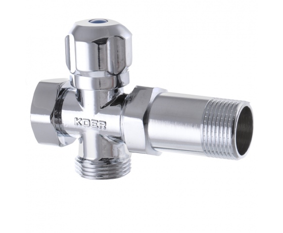 Фото 2 - Кран трехходовой 3/4x3/4x3/4 KOER KR.521 (KR0148)
