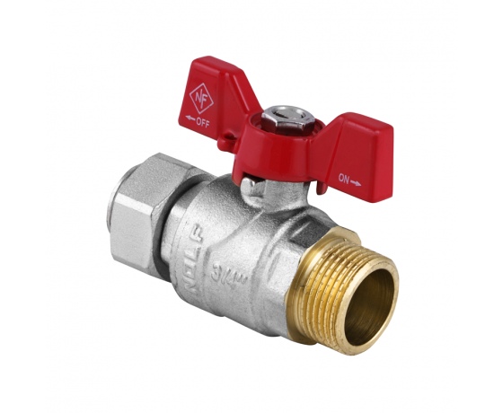 Фото 2 - Кран шаровый с накидной гайкой 3/4