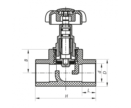 Фото 3 - Кран вентильный 25 KOER PPR K0184.PRO (KP0238)