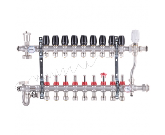 Фото 2 - Коллектор со встроенным смесит. узлом KOER KR.S1013-9 1