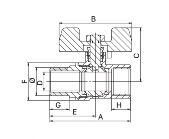 Фото 4 - Кран шаровый 3/4