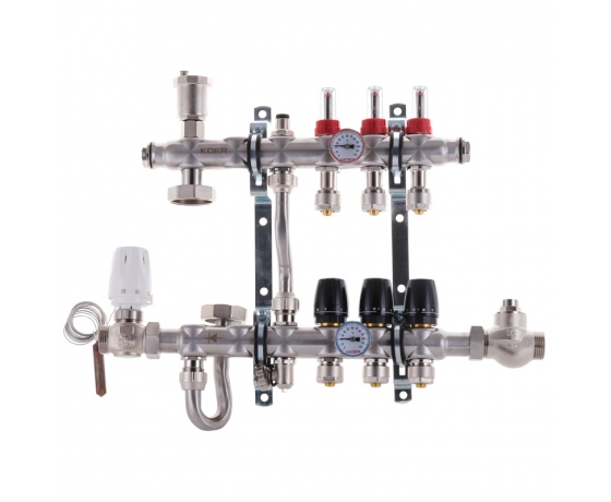 Фото 2 - Коллектор со встроенным смесит. узлом KOER KR.S1011-3 1