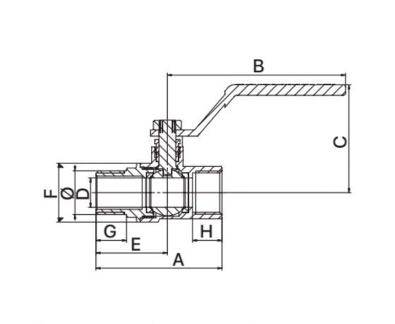Фото 3 - Кран шаровый 3/4