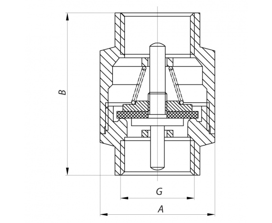 Фото 3 - Кран шаровый KOER 1/2x1/2 (KR.512) (KR0008)