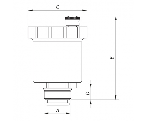 Фото 3 - Воздухоотводчик автоматический прямой 1/2