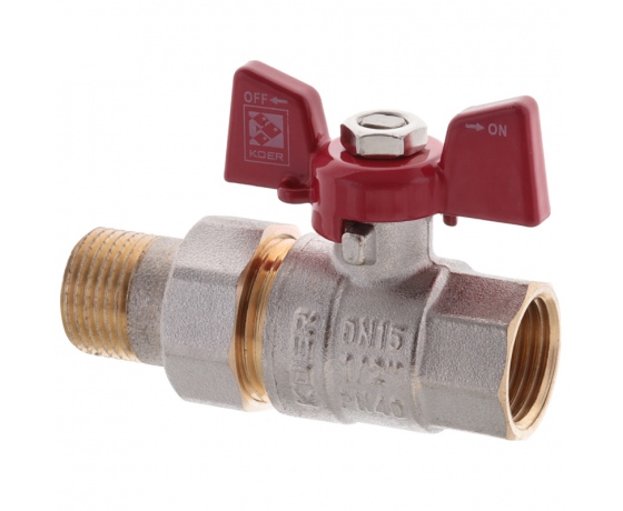 Фото 2 - Кран с американкой 1/2