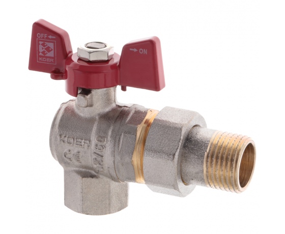 Фото 4 - Кран с американкой 1/2